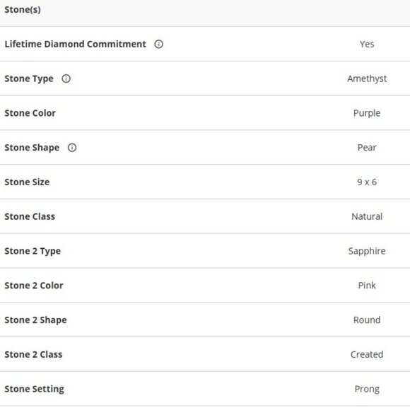 NWT Kay Jewelers Amethyst and Pink Sapphire Hummingbird Necklace Sterling Silver - Picture 3 of 9